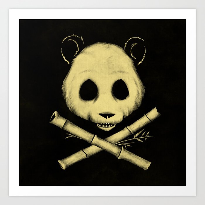 The Jolly Panda Art Print