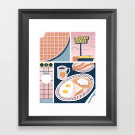 Waffle House Framed Art Print