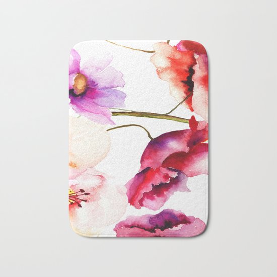 Flowers 02 Bath Mat