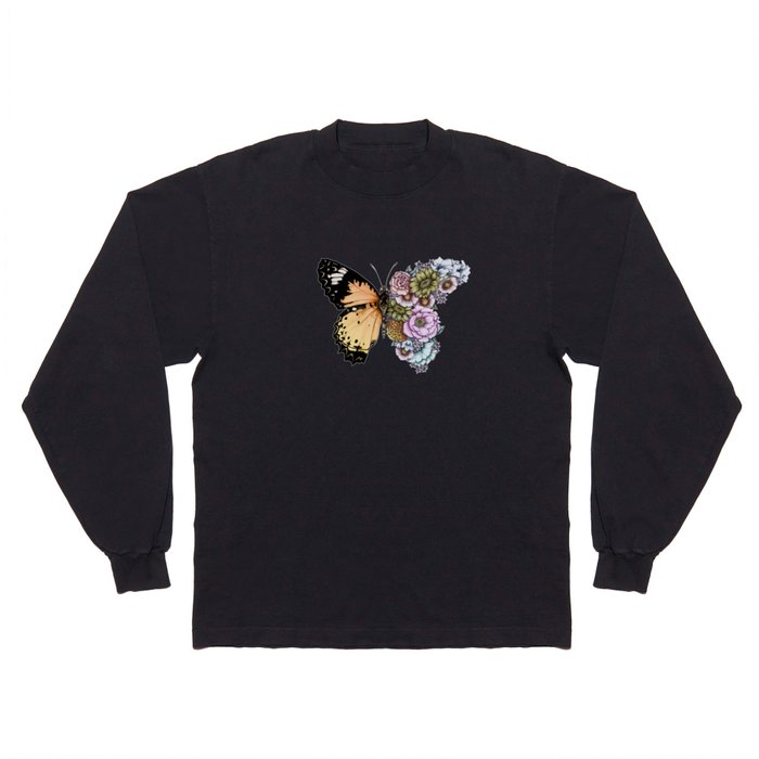 Butterfly in Bloom II Long Sleeve T Shirt