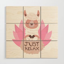 Just relax Wood Wall Art