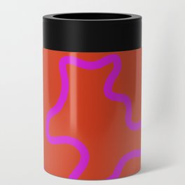 Howdy Vibrant Cow Spots in 70s style Can Cooler
