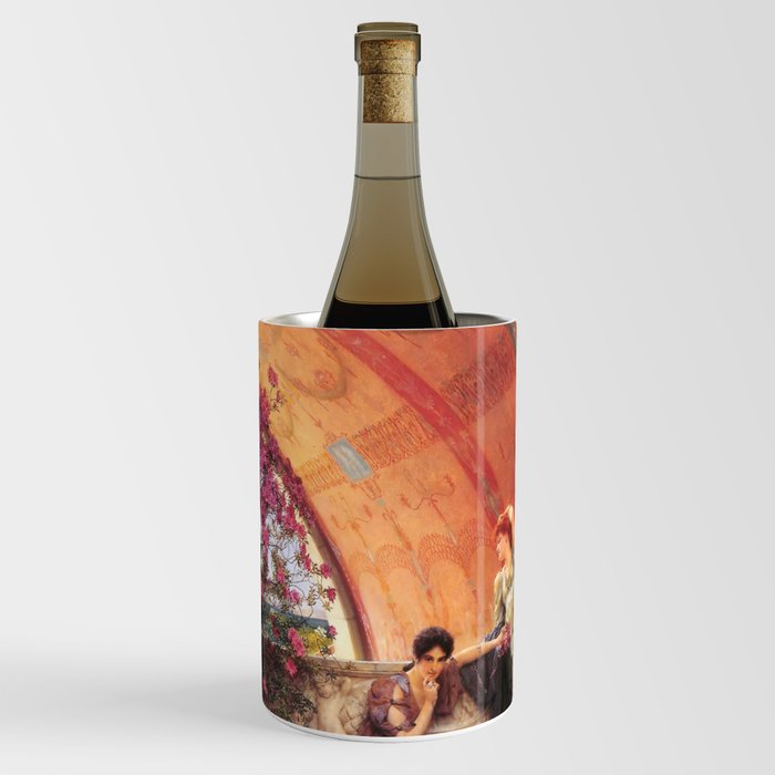 Unconscious Rivals 1893 by Sir Lawrence Alma Tadema | Reproduction Wine Chiller