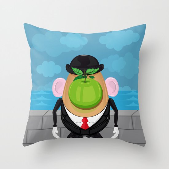 Son of the tuber Throw Pillow