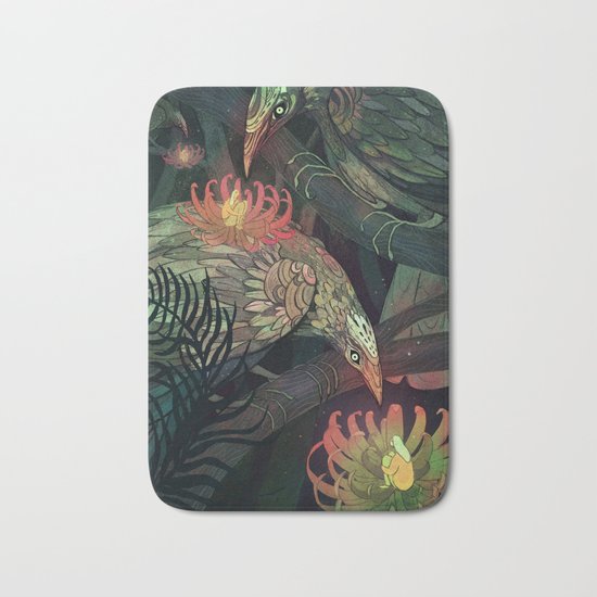 Flower Hunters Bath Mat