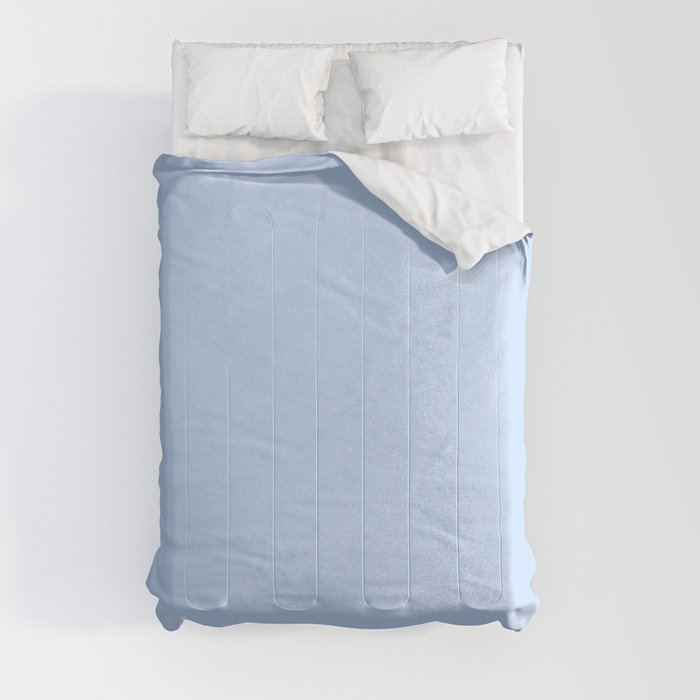 POWDER BLUE pastel solid color Comforter