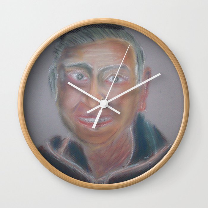 An Elf in the Woods Wall Clock