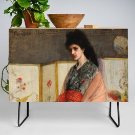 The Princess from the Land of Porcelain, 1863-1865 by James McNeill Whistler Credenza