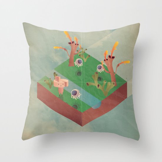 a r c a d i a Throw Pillow
