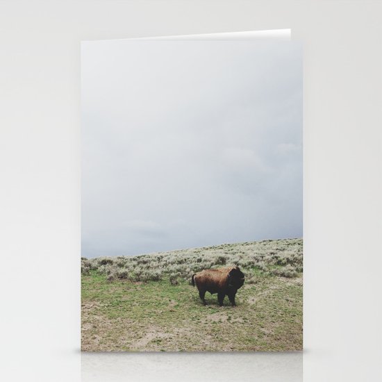 Hillside Bison Stationery Cards