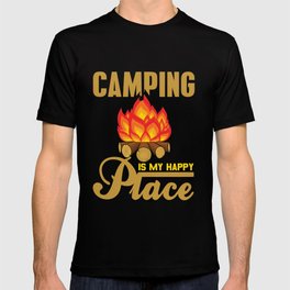 Camping is my happy place T-shirt