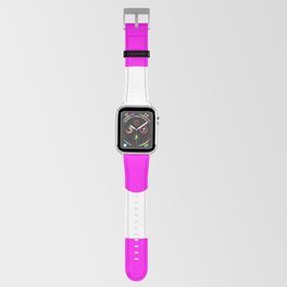 O (White & Magenta Letter) Apple Watch Band