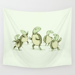 Dancing Turtles Wall Tapestry