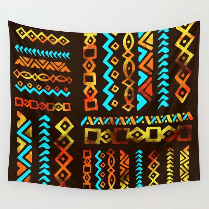 Bold Ethnic pattern n.5 Wall Tapestry