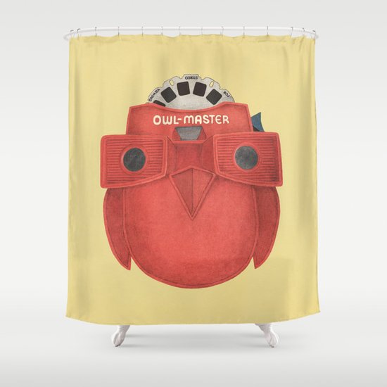 Owl-Master Shower Curtain