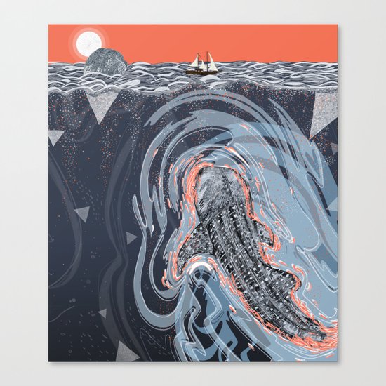 Beneath Canvas Print