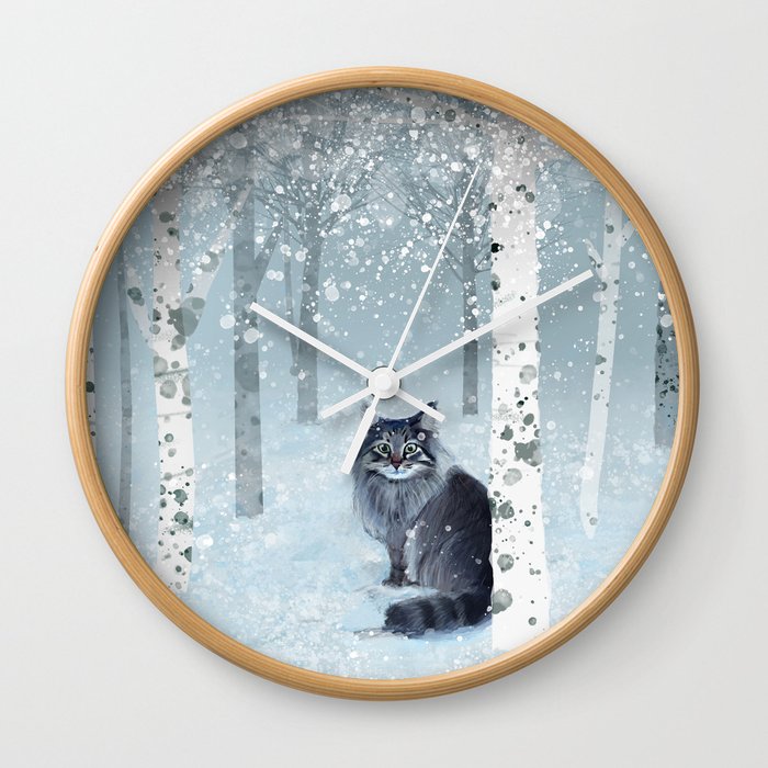 Finny Forest Wall Clock