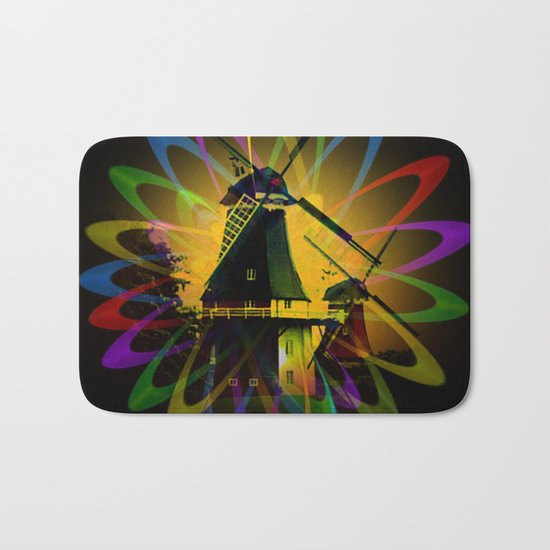 Windmills - Greetsiel Bath Mat