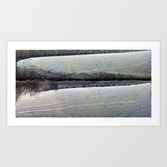 obliterated waveform Art Print