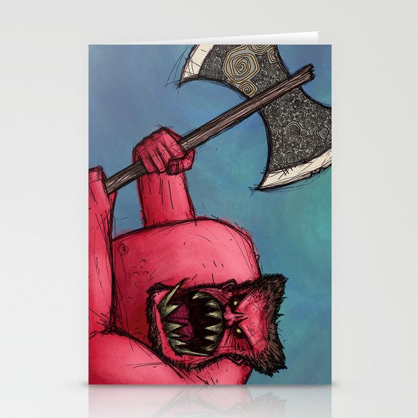 Red Orc Stationery Cards