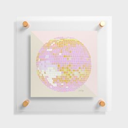 Disco Ball – Peach Floating Acrylic Print