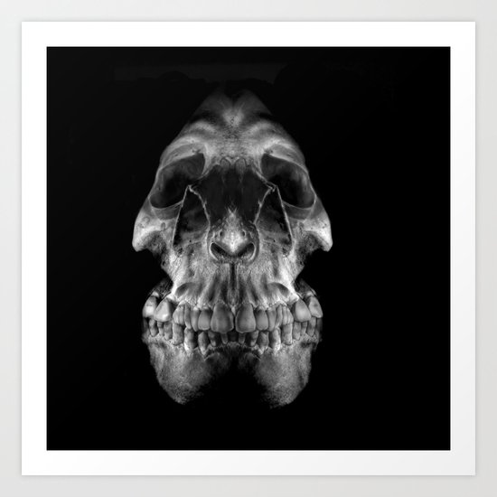 Skully Art Print