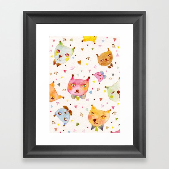 cats Framed Art Print