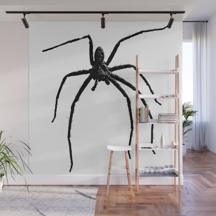 Scary Big Spider Wall Mural By Pixxart Society6