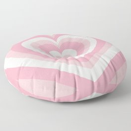 Pink Love Hearts  Floor Pillow