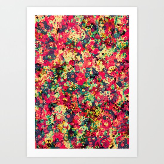 Where The Flowers Cry Art Print