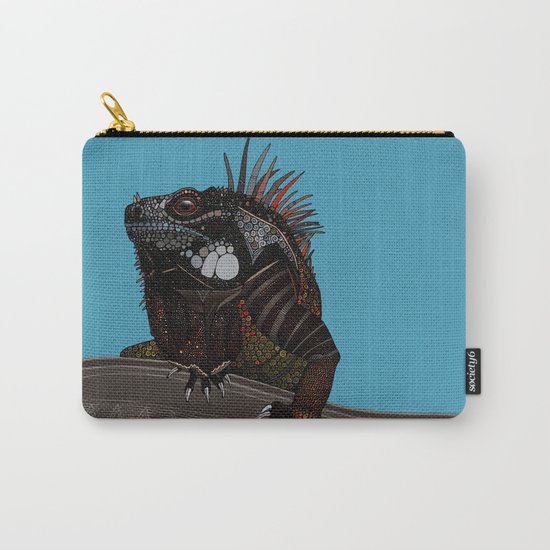 iguana blue Carry-All Pouch