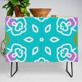 Tropic Punch Abstract Credenza