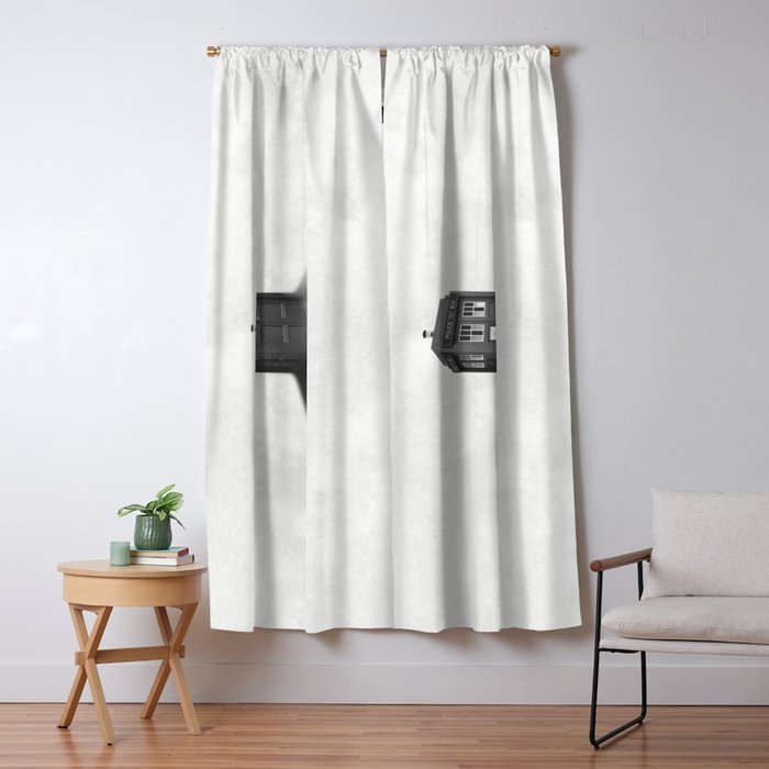 Tardis Sound Barrier Blackout Curtain By Beerymethod Society6