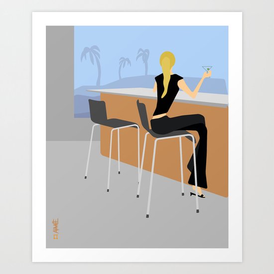 Bar Art Print