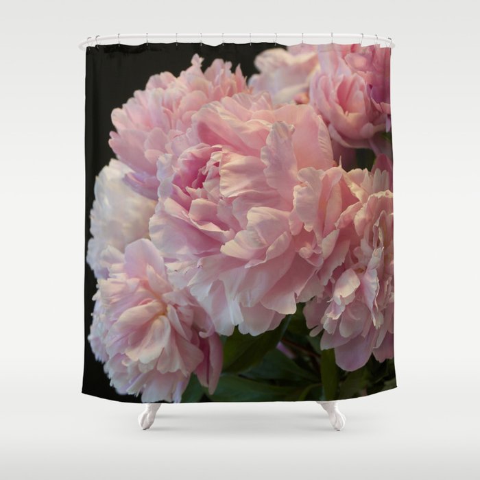 Pink Peony Passion Shower Curtain