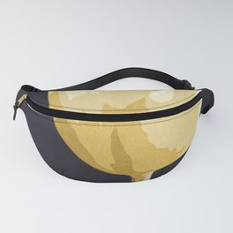 Yellow Tulip In Bloom Close Up Photo Fanny Pack