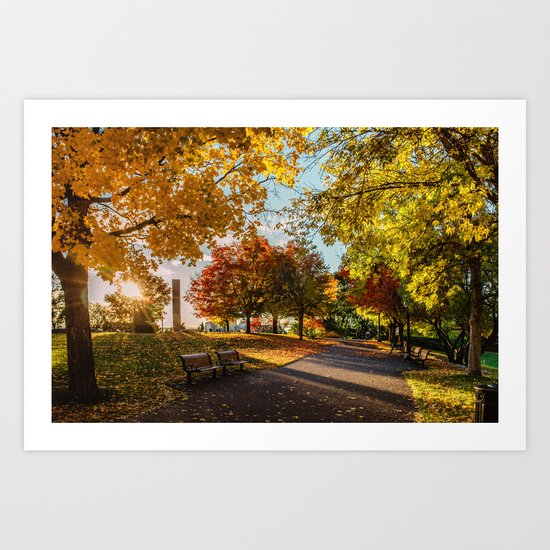 Crazy Fall Art Print