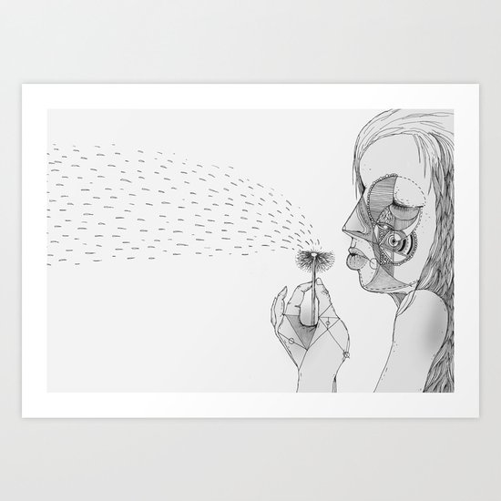 'Dandelion' Art Print