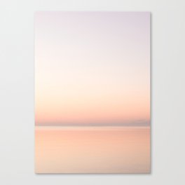 Abstract Horizon Sunrise Photo | Pastel Colors Sea Minimal Ocean Art Print | Travel Photography Canvas Print
