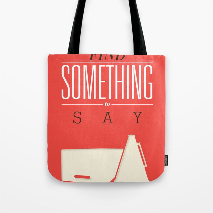 Literary Quote Poster — Title Poster Tote Bag