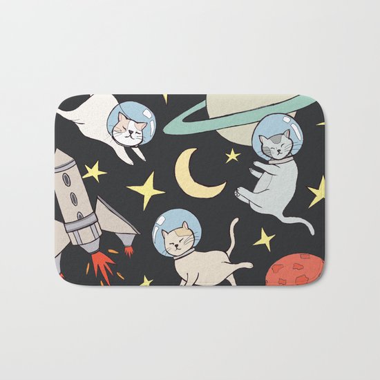 cosmo cats Bath Mat