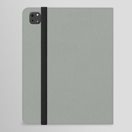 Medium Gray Grey Solid Color Pairs PPG Steel Curtain PPG0994-5 iPad Folio Case