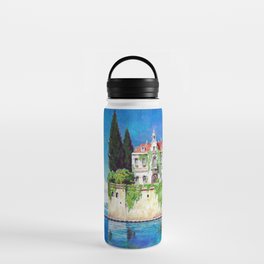 Hotel Adriano from the Ghibli film Porco Rosso Water Bottle