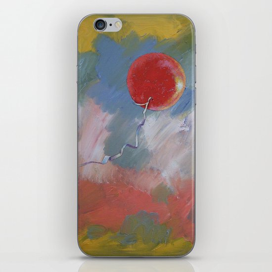 Goodbye Red Balloon iPhone & iPod Skin