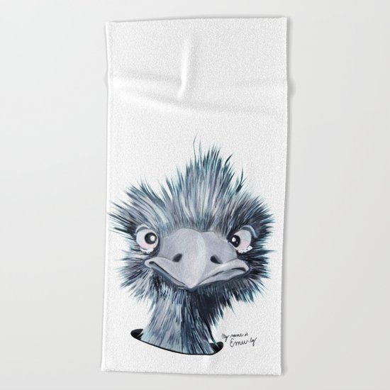 My name is EMU-ly Beach Towel