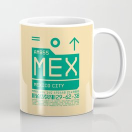 Luggage Tag C - MEX Mexico City Coffee Mug