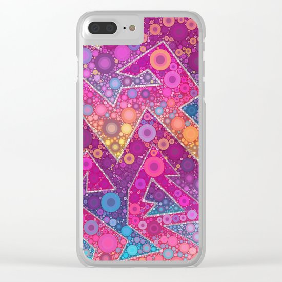 Rave Bubbles At Sunrise Clear iPhone Case