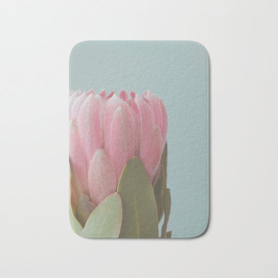 Pink Flower Bath Mat