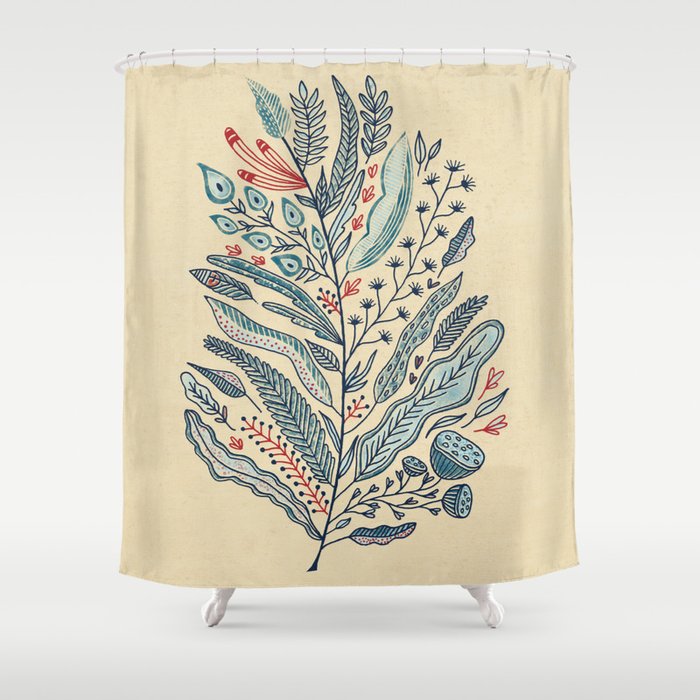 Turning Over A New Leaf Shower Curtain