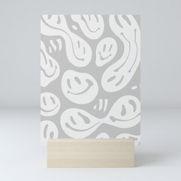 Cool Grey Melted Happiness Mini Art Print